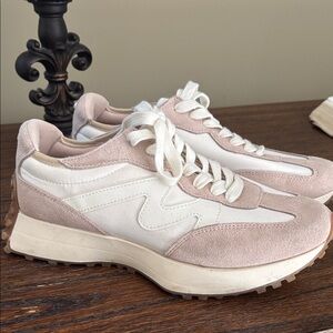 Steve Madden Blush and White Sneakers